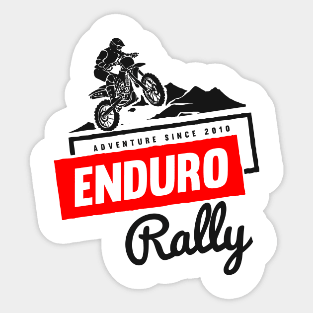 Enduro Sticker by Original_Wicked